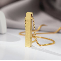 Ayatul Kursi Bar Necklace – Islamic Jewelry for Men & Women