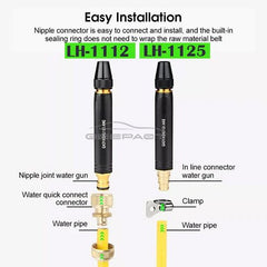 Portable Water Hose Nozzle – Adjustable Spray & Durable Design
